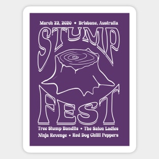 Stumpfest concert shirt - Dark Colors Sticker